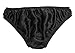 100% Natural Silk Women's Low Rise Panties with Lace[USXL,Black]