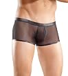 Black Mesh Enhancer SHORT w/ Cire Trim