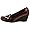 Geox Women's Donna Dolly Wedge,Bordeaux,39.5 EU (US Women's 9.5 M)