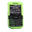 Crystal Hard Cover Green Rubberized Case for HTC Ozone XV6175 Verizon [WCM314]