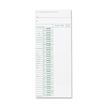 Acroprint 09-6103-080 Time Card for ATT310 Time Recorder, Pack of 200 Time Clock