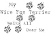 My Wire Fox Terrier Walks All Over Me Apron
