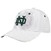 Zephyr Notre Dame Fighting Irish White Double Logo Flex-Fit Hat