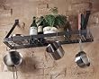Bookshelf Pot Rack