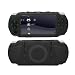 BLACK Anti-Slip Silicone Case Skin Protector Cover for Sony Playstation Portable PSP Slim 2000 + Free LCD Screen Protector (Many Colors Available)