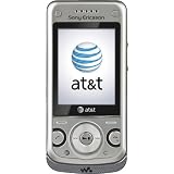 Sony Ericsson W760a Phone, Silver (AT&T)