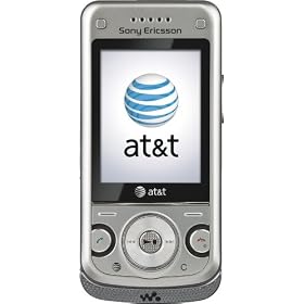 Sony Ericsson W760a Phone, Silver (AT&T)