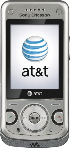 Sony Ericsson W760a Phone, Silver (AT T)