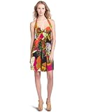LBD Laundry by Design  Women's Butterfly Print Jersey Halter Dress