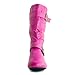 Girls Faux Leather Zipper Closure Boots (Toddler/Little Kid)
