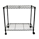 Seville Classics OFF42577 Mobile Office Utility File Cart, Black Epoxy 418brkbLmiL. SL160 Seville Classics OFF42577 Mobile Office Utility File Cart, Black Epoxy