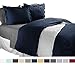 Duvet Cover for a Duvet Insert Comforter, Queen Size, Dark Navy Blue Solid Color, 100% Double Brushed Microfiber Fabric 1800 Series Luxury Bedding Collection, Hypoallergenic, Most Cozy Comfortable Bedroom Set on Amazon, Basic 3-Piece Set Includes Silky Soft Duvet Cover with Pillow Shams, Supreme Quality Bed Linen Sale by Nestl Bedding