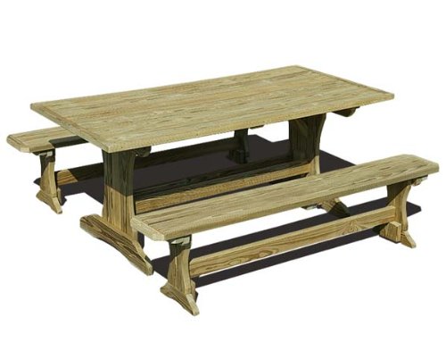 TRESTLE PICNIC TABLE « PICNIC TABLES