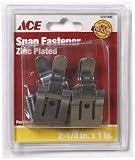 ACE 01-3825-026 SCREEN/STORM SNAP FASTNER ZINC PACK OF 5