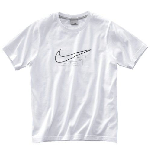 Nike T-Shirt Männer, weiß, XL