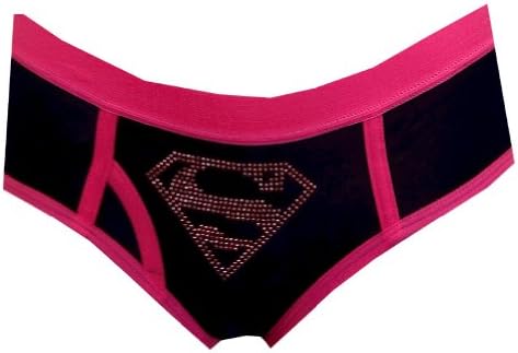 DC Comics Supergirl Shimmering Logo Boy Brief Panty for women