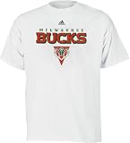 Milwaukee Bucks White adidas True T-Shirt