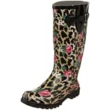 Nomad Women's Puddles Rain Boot,Rose Leopard,9 M US