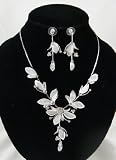 Wedding Or Party Necklace Earrings Bracelet Sets S11513
