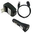 Samsung YP - S3 2in1 USB Sync and Charging Data Cable, USB Car Charger, and USB Wall / Travel Charger