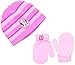 Disney Baby Girls' Minnie Mouse Beanie and Mitten Set