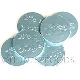 Blue It's a Boy Milk Chocolate Coins, 1 lb. bag, 91 coins