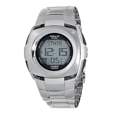 Casio MSG170D-1V Casio Womens Silver Baby-G Sweet Poison Watch MSG170D-1V