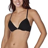 Gilligan & O'Malley® Womens Microfiber Racerback With Front Closure - Black&nbsp;