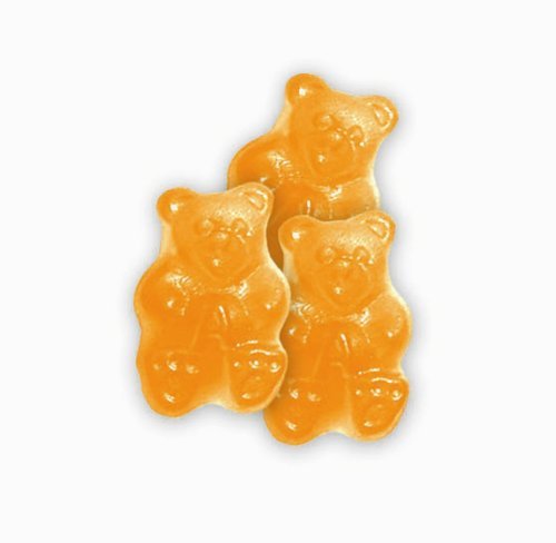 Albanese Ornery Orange Gummi Bears, 5-Pound Bags (Pack of 2)