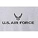 zerogravitee Air Force - Military Style Crewneck Sweatshirt in Gray - X-Large