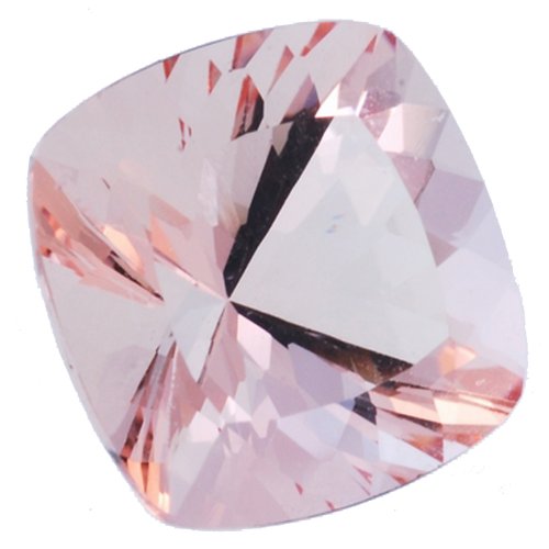 Morganite 11x11 MM Cushion: 4.83 Carats from the mines of Madagascar - Cushion Cut