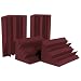 Auralex LENBUR LENRD Bass Traps in Burgundy 8- 12x12x17 Triangular; 24 Long