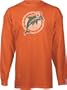 Miami Dolphins Classic NFL Throwback Logo Long Sleeve T-Shirt - Medium