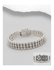 Marcasite Bracelet In Sterling Silver
