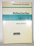 R&ouml;mische Metrik - Friedrich Crusius, Hans Rubenbauer