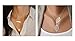 Cougar's Choice Leaf Pendant + Bar Sequins Pendant Necklaces 2 pcs In 1 Set