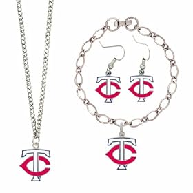 MLB Minnesota Twins Jewelry Set