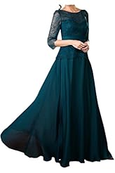 Modest Chiffon Natural   Waistline Illusion Lace Wedding Dress 