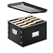 Snap-N-Store Snap Together File Box, Letter/Legal Size, 9.75 x 12.75 x 15 Inches, Glossy Black (SNS01536)