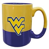 West Virginia Mountaineers 2-Tone Grande Mug Yellow/Blue - NCAA College Athletics