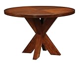 Round X-Base Dining Table - Hudson Dining - Modus Furniture - HD6161