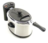 Stainless steel 4 ltr Oval deep fat fryer