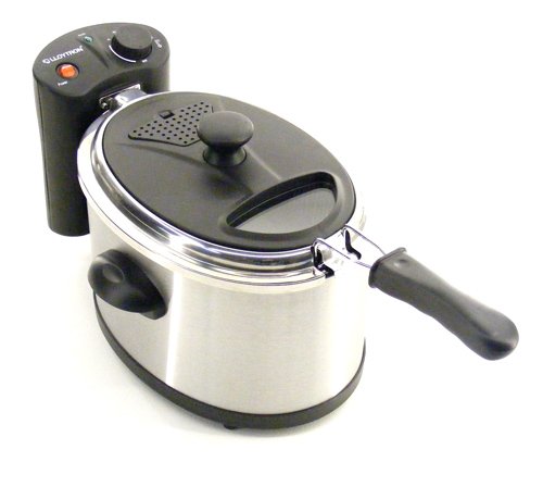 Stainless steel 4 ltr Oval deep fat fryer