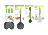Jokari Healthy Steps Portion Control Diet / Weight Loss 6pc Utensil Kitchen Tool Set