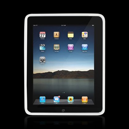 New Fashionable Perfect Fit Soft Silicon Gel Protector Skin Cover (Faceplate/Snap On) Rubber Case for Apple IPAD 3G / WiFi 16GB 32 GB 64GB - CLEAR