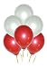Catterpillar 50285 Balloons Metallic HD (Pack of 50) (Red & White) RS.150.00
