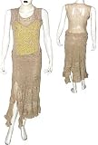 Skirt Sets in Georgette Embroidery Womens Casual Sundresses Size S