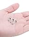 Jstyle Jewelry 316L Stainless Steel 16G 3mm CZ Labret Monroe Nose Piercing Lip Rings Studs Ear Piercings 2-6 Pcs 6mm 8mm 10m Bar Length