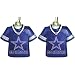 SC Sports Dallas Cowboys Laser Jersey Ornament-2 pack