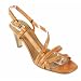 Bandolino Women's Laceyjae Tailored Sandal,Orange,8.5 M